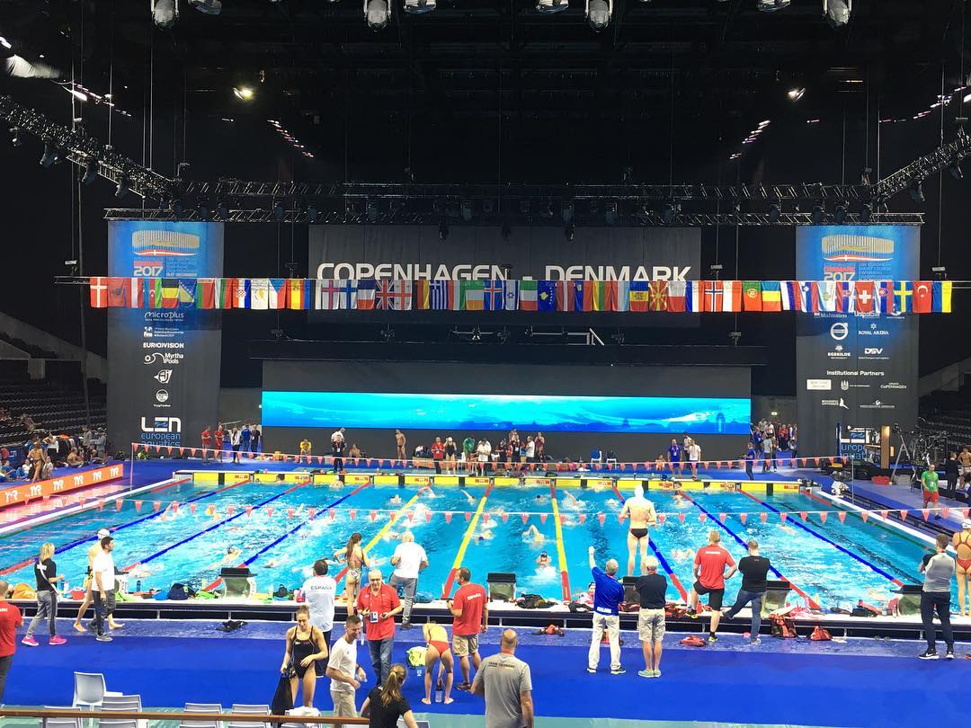 Могилевские спортсмены принимают участие в чемпионате Европы по плаванию на короткой воде