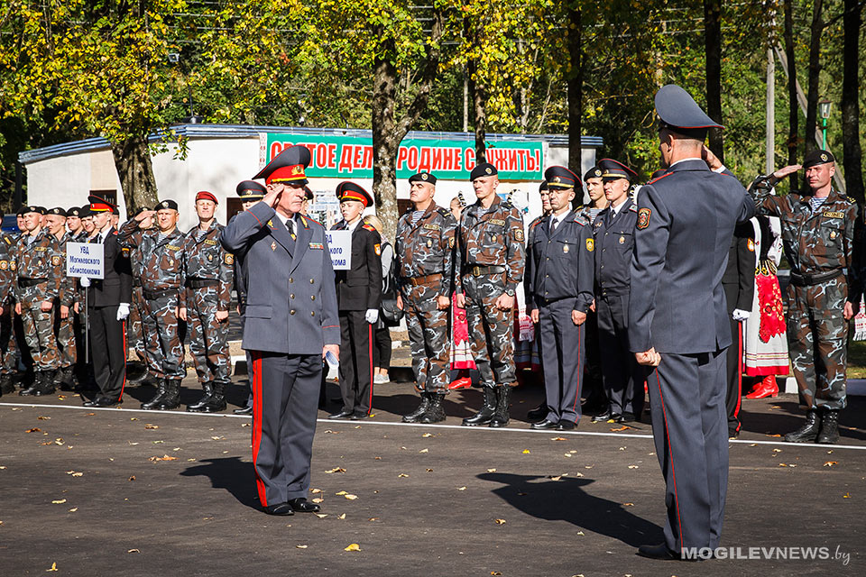 В Могилеве стартовал республиканский конкурс среди лучших патрульных и бойцов ОМОН. Фото