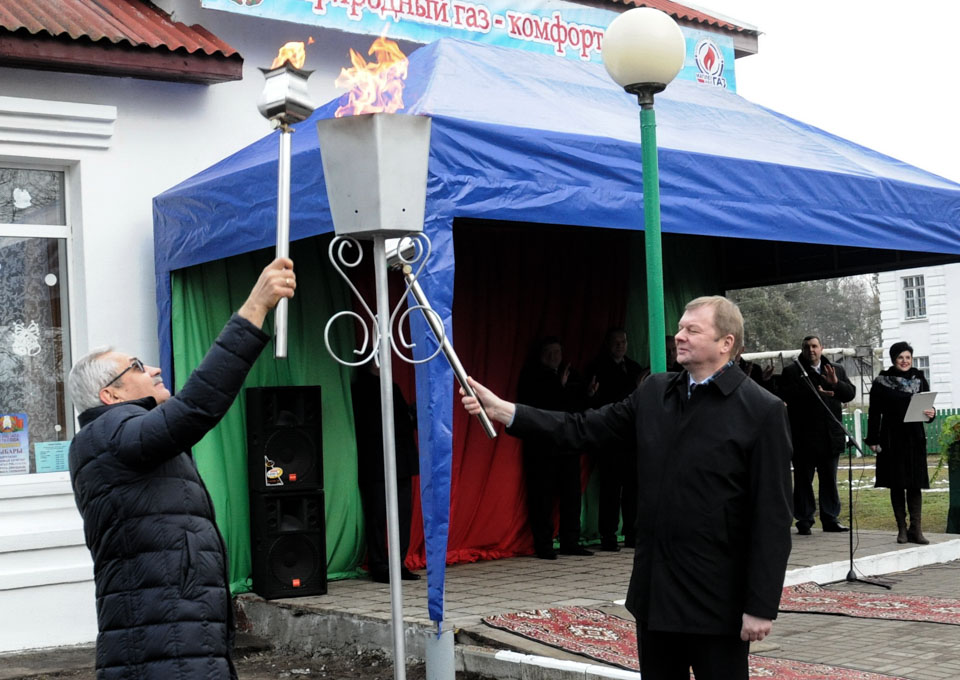 В поселок Татарка подан природный газ