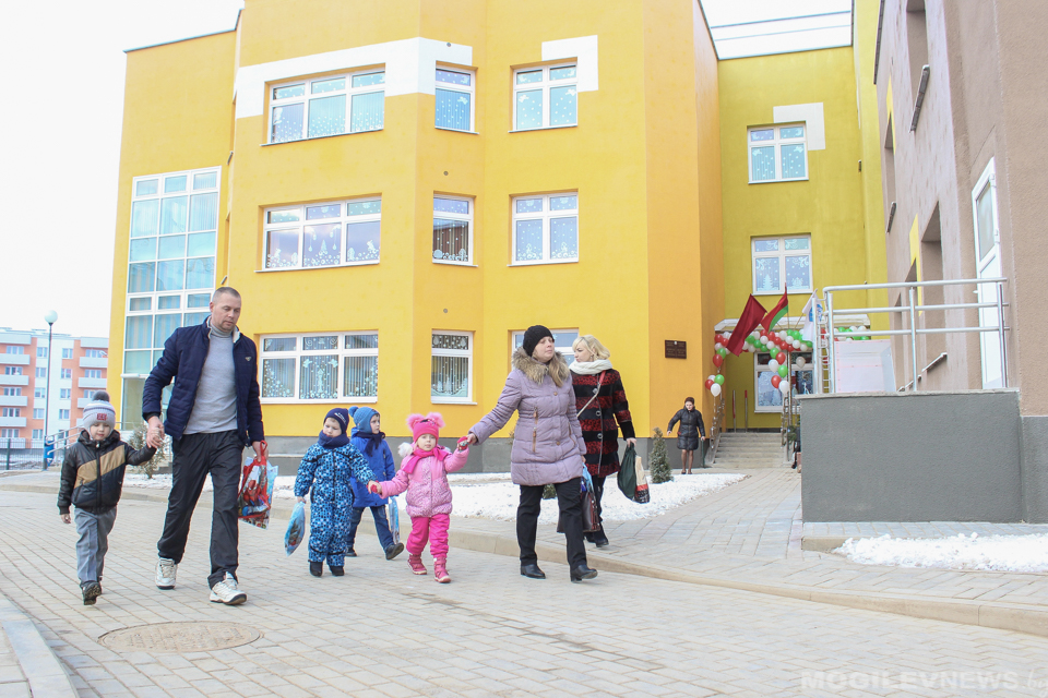 Новый детский сад открылся в могилевском микрорайоне Казимировка. Фото