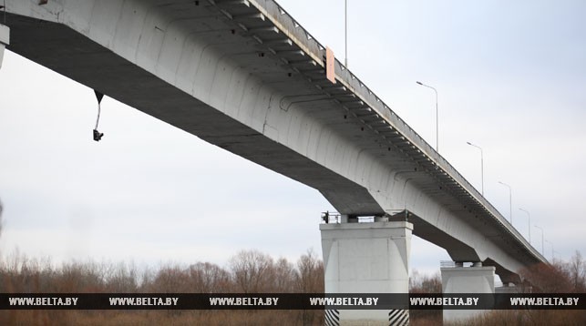 Мост через Сож в Славгородском районе намечено ввести в эксплуатацию в 2019 году