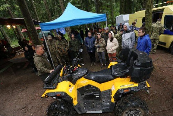 Волонтеры поисково-спасательного отряда "Ангел" провели учения под Осиповичами
