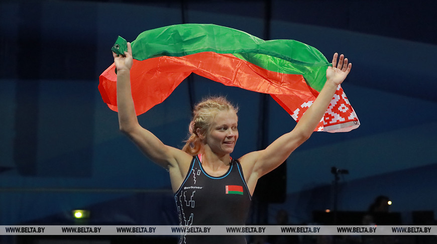 Бобруйчанка Ирина Курочкина выиграла бронзу на ЧМ по борьбе в Нур-Султане и завоевала олимпийскую лицензию
