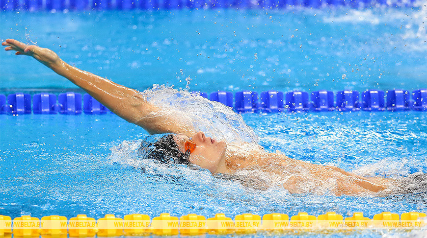 Никита Цмыг выиграл бронзу этапа КМ на 200 м на спине