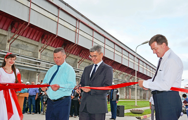 Новый объект по фасовке и отгрузке цемента открылся в цехе ОАО «Кричевцементношифер»