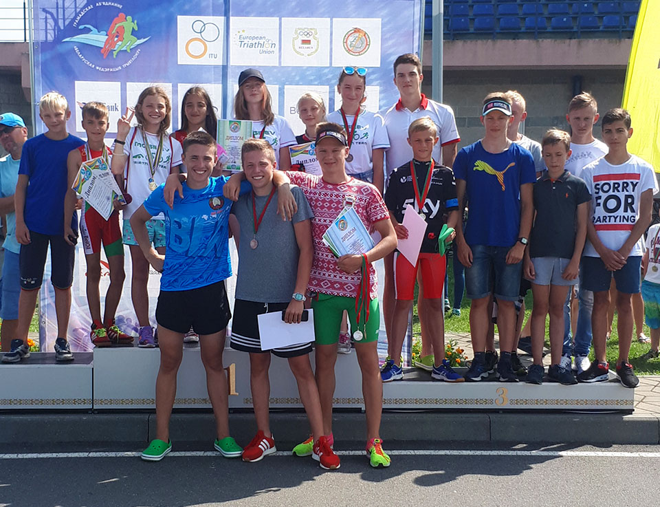 "Бронзу" завоевала команда Могилевщины на Чемпионате Беларуси по триатлону