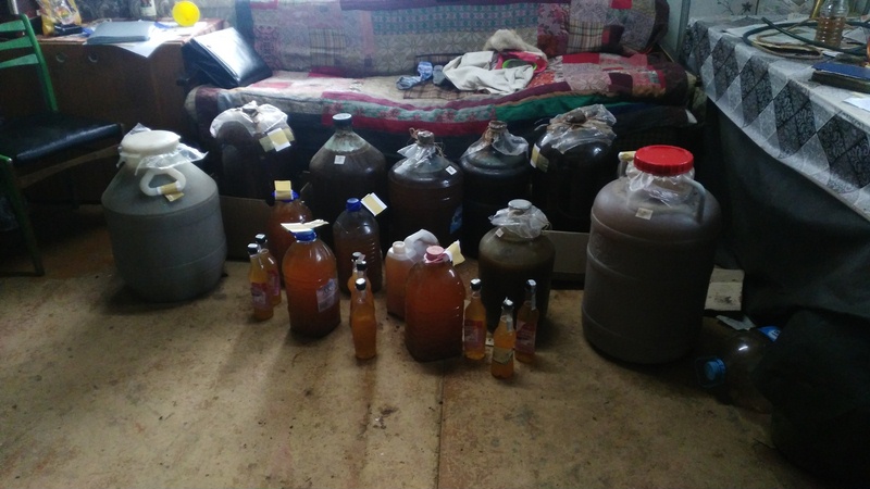 Факт реализации вина собственного изготовления выявили милиционеры в Белыничском районе