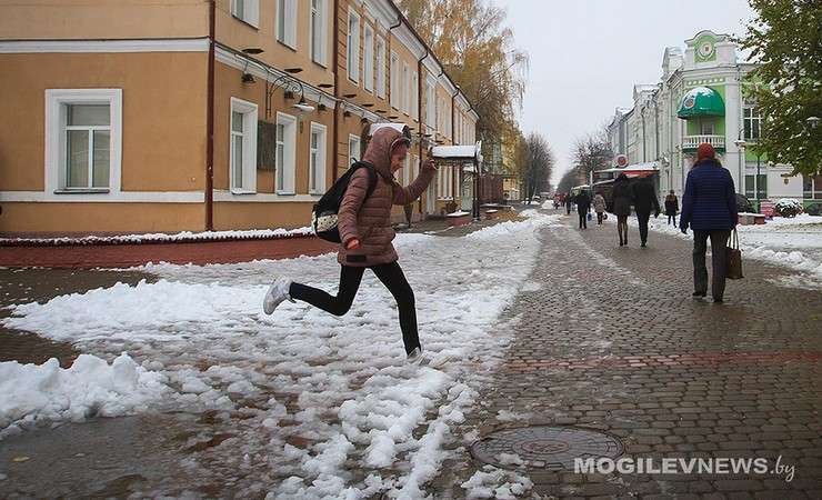 Ночные плюсовые температуры придут в понедельник в Могилевскую область