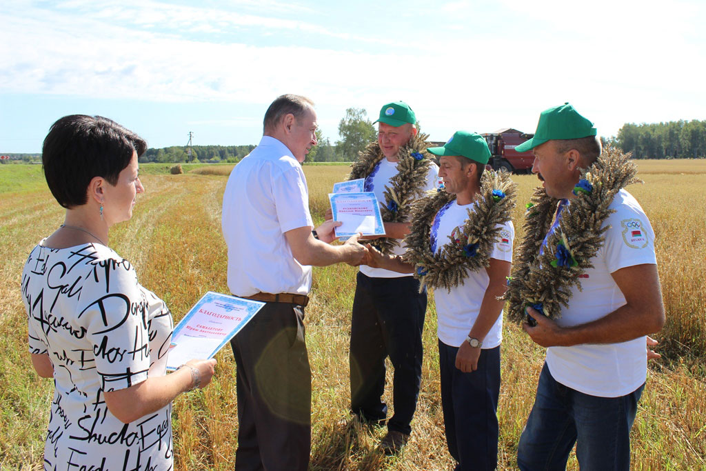 Около 130 работников материально поощрят профсоюзы за уборку зерновых