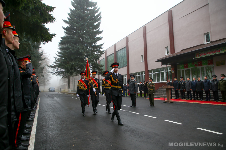 Открыт новый корпус областного кадетского училища в Могилеве. Фото