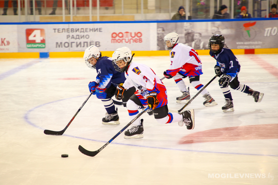 Международный турнир по хоккею Shklov ice cup проходит в Шклове. Фото
