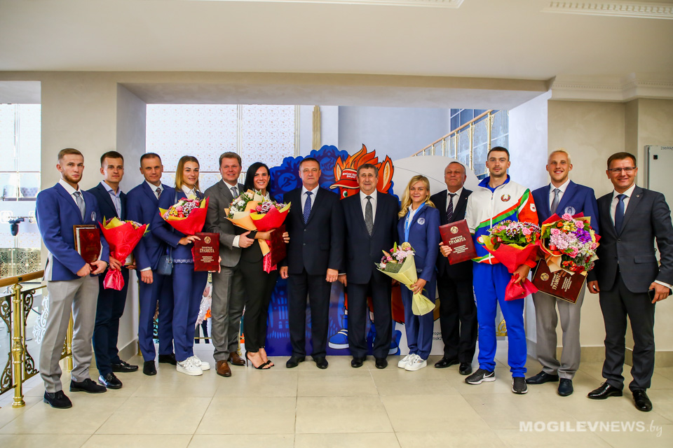 Победителей и призеров II Европейских игр чествовали в Могилеве. Фото