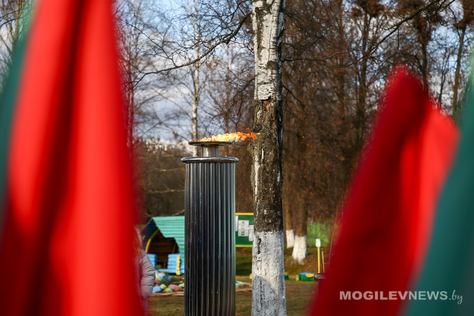 Природный газ торжественно пустили в агрогородок Горы Краснопольского района. Фото