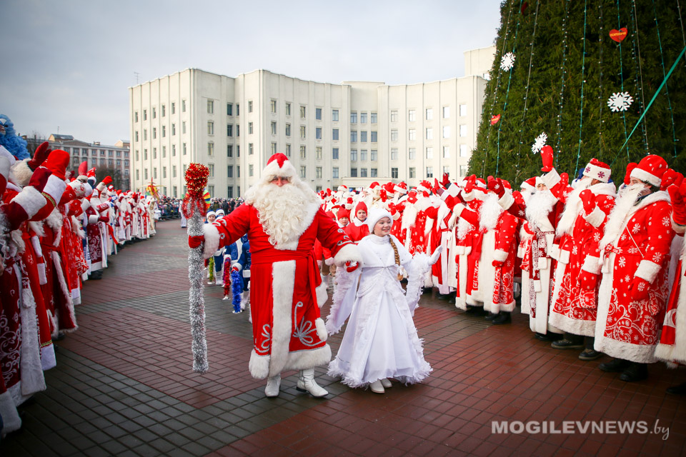 В Могилеве дан старт новогодним мероприятиям. Фото