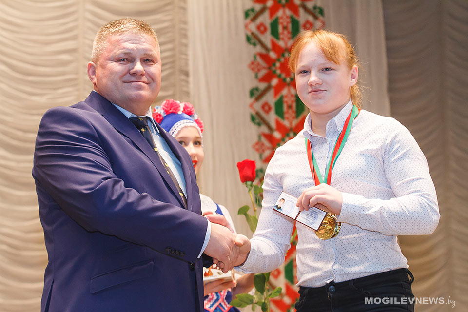 Лучших спортсменов и тренеров городского училища олимпийского резерва чествовали в Могилеве. Фото