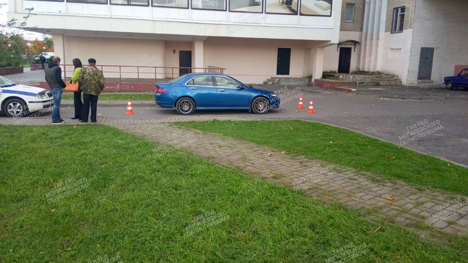 «Хонда» в Бобруйске совершила наезд на пенсионерку