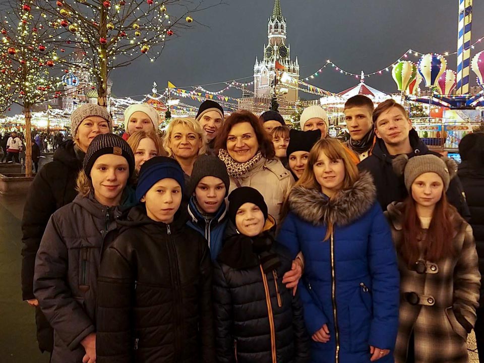 Дети-сироты из Могилевской области побывали в новогодней Москве