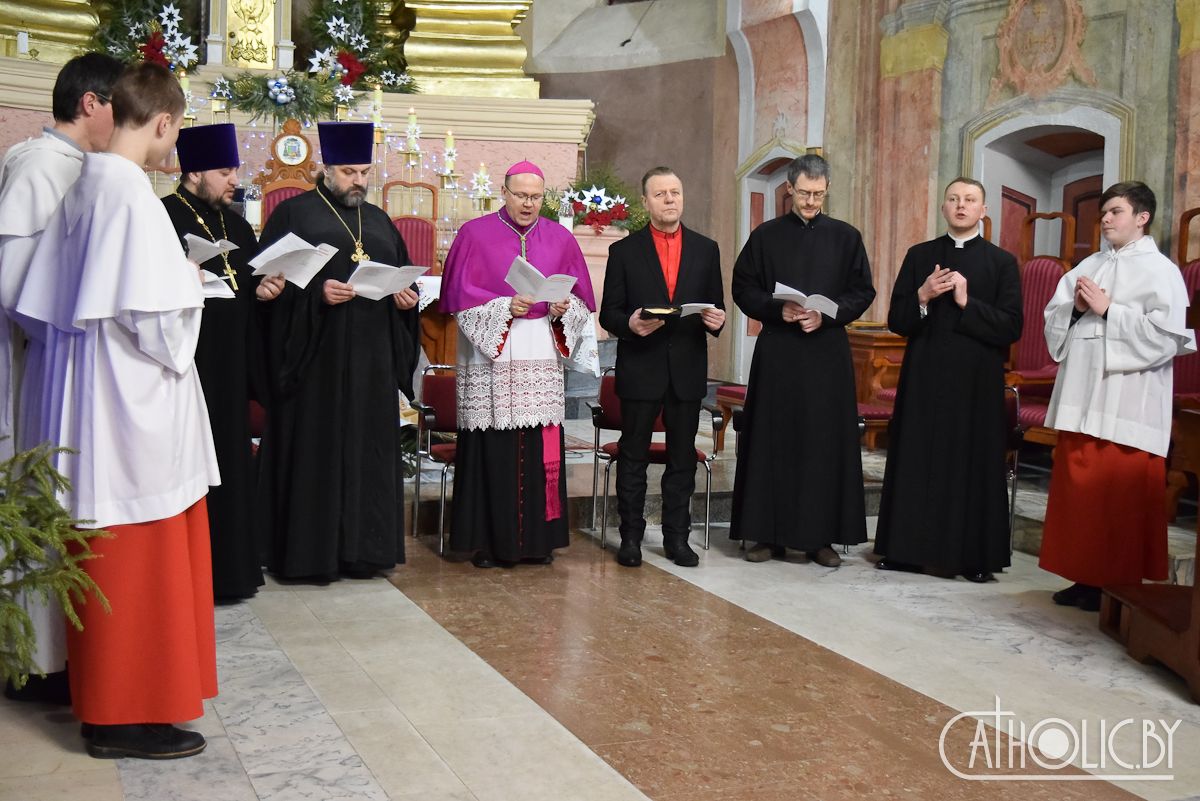 Богослужение за единство христиан прошло в могилевском кафедральном костеле