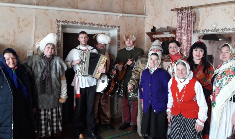Колядная встреча двух поколений прошла в Чаусском районе