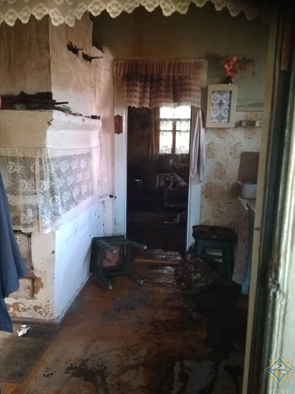 В Осиповичском районе на пожаре погибли два человека