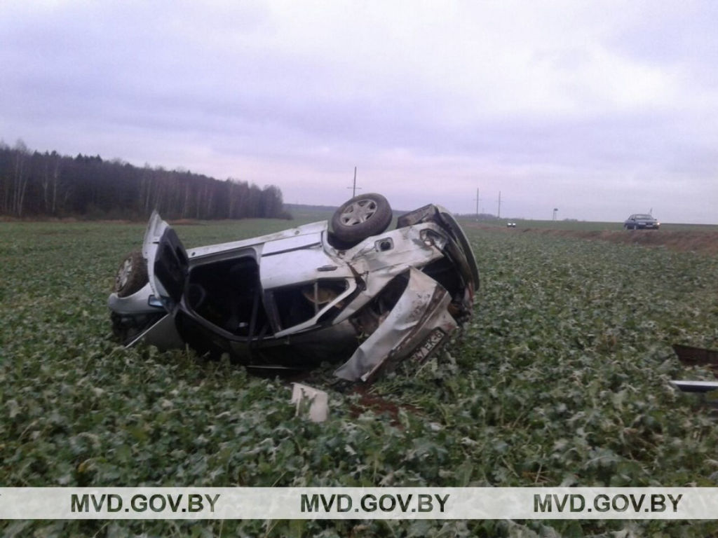 «БМВ» опрокинулся в Осиповичском районе, погибла пассажирка