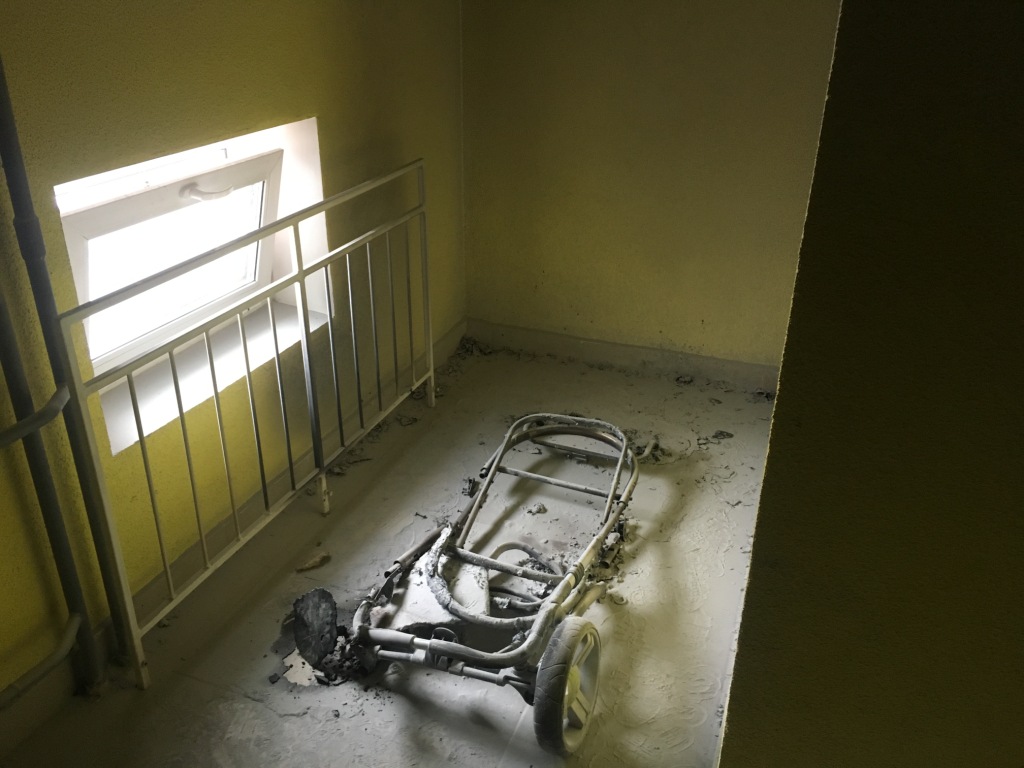 Пожар в десятиэтажке на Грюнвальдской тушили в Могилеве