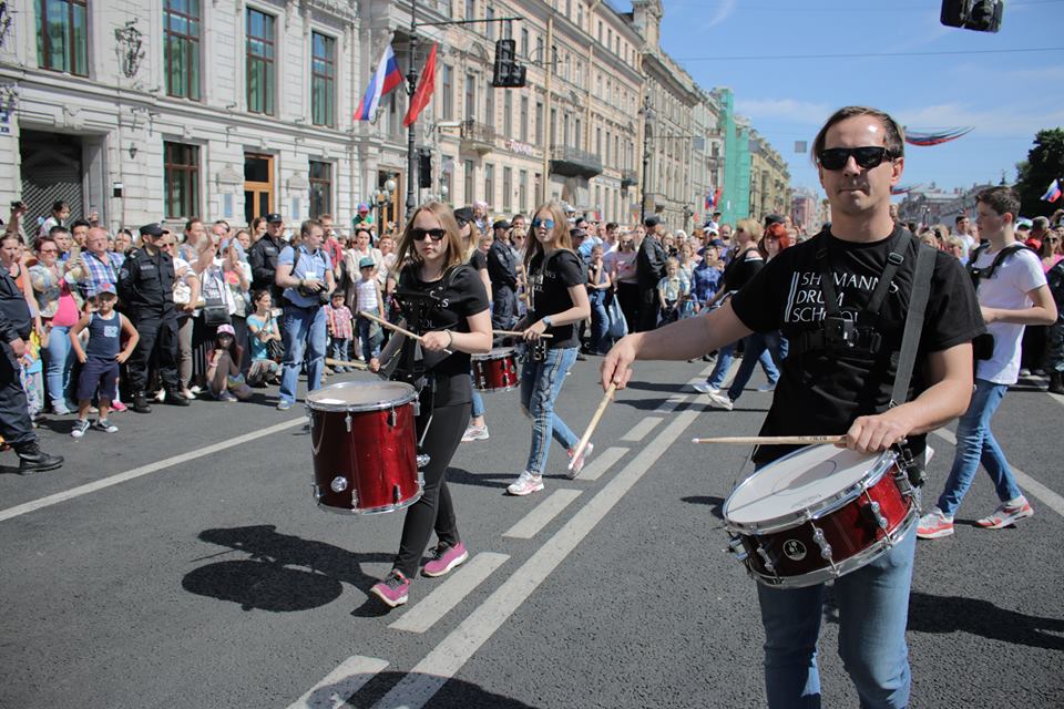Могилевчане стали участниками шоу-парада барабанщиков в России