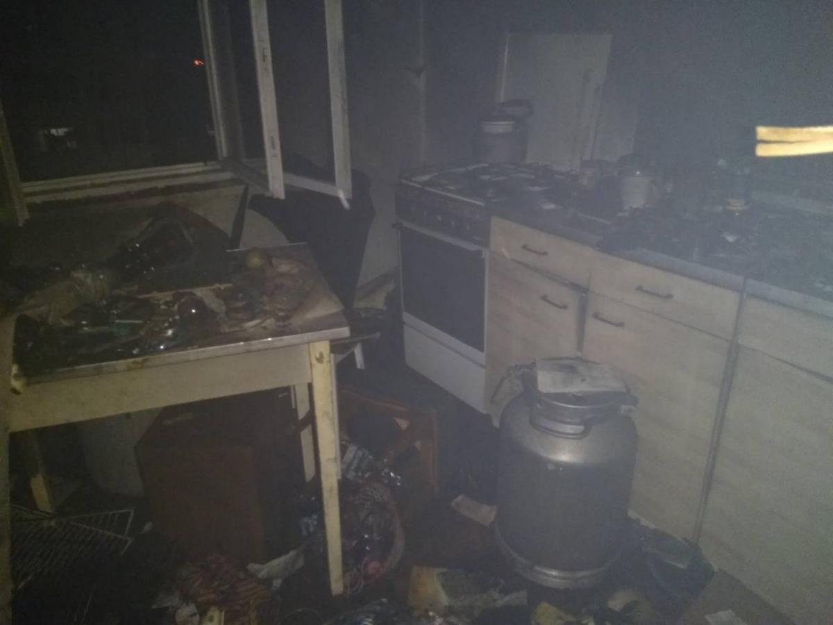 Квартира по ул.Мовчанского в Могилеве горела ночью 4 октября