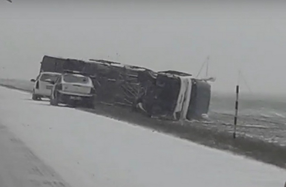 На трассе Орша - Могилев случилось несколько аварий