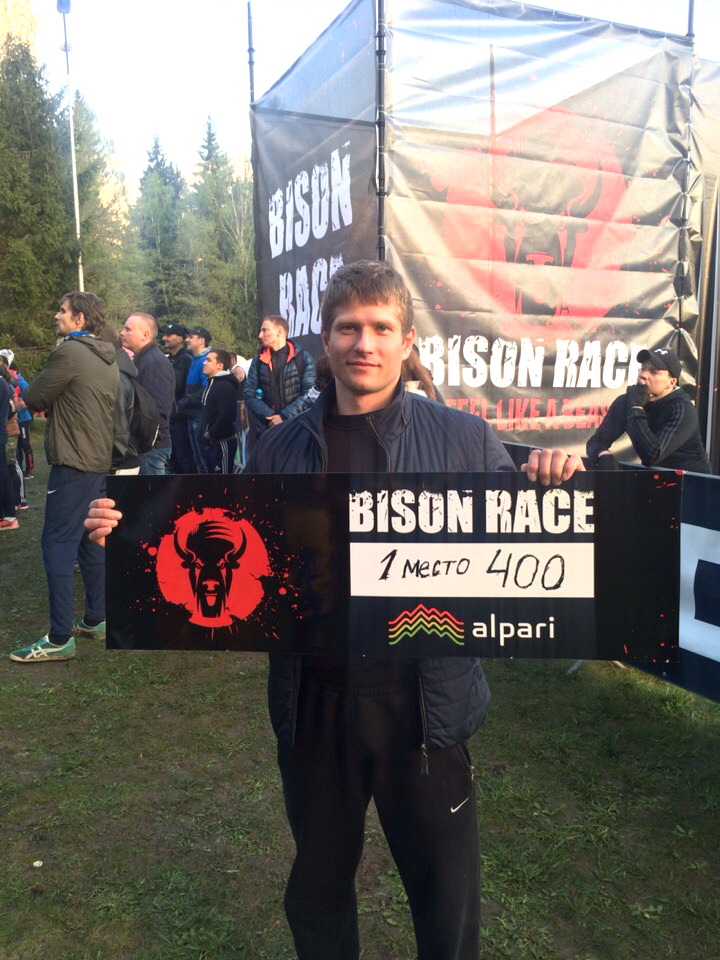Могилевский спасатель одержал победу в гонке с препятствиями BISON RACE