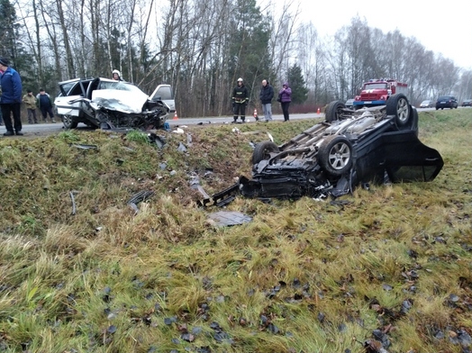 ДТП с двумя автомобилями произошло в Климовичском районе