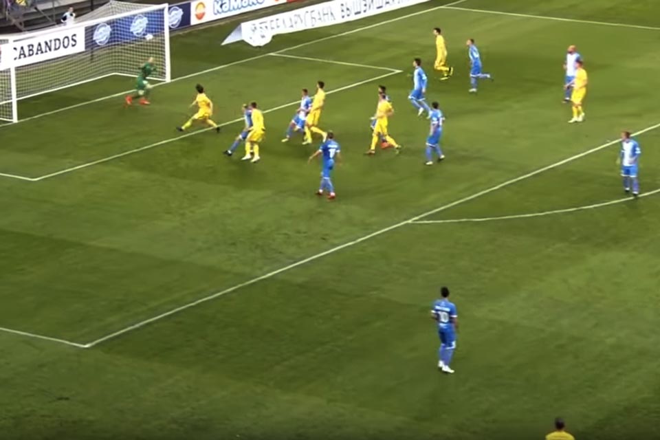 "Дняпро" проиграл  "БАТЭ" в первой игре сезона. Видео
