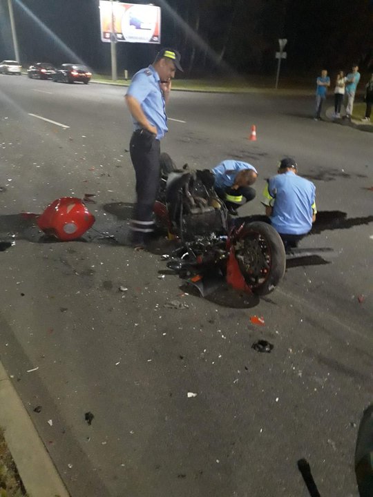 Мотоциклист погиб в ДТП в Могилеве