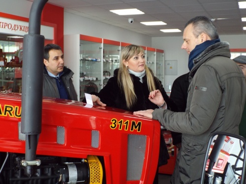 Итальянская делегация ознакомилась с производством малогабаритных тракторов в Бобруйске