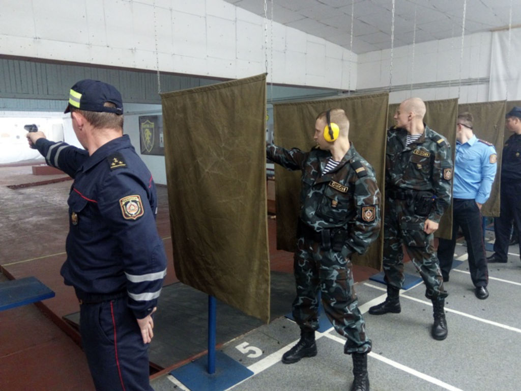 Чемпионат по стрельбе из табельного оружия прошел в Могилеве