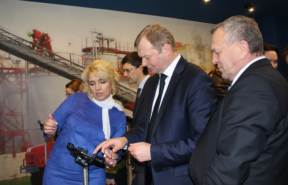 Областной образовательный центр безопасности открылся в Могилеве по Пожарному переулку. Фото