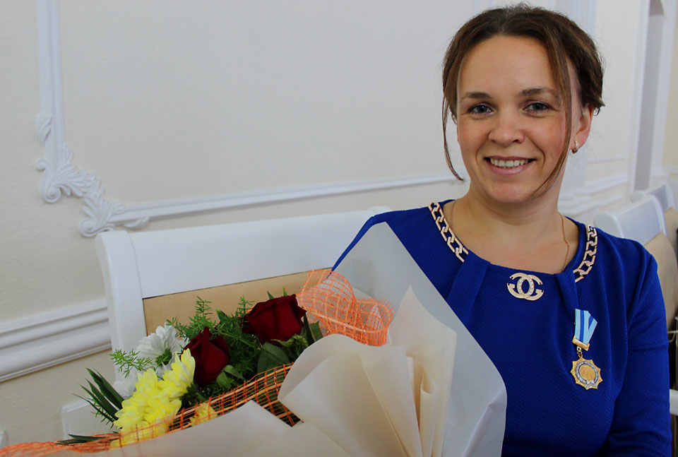 Торжественный прием в честь Дня матери провели в Могилевском горисполкоме. Фото