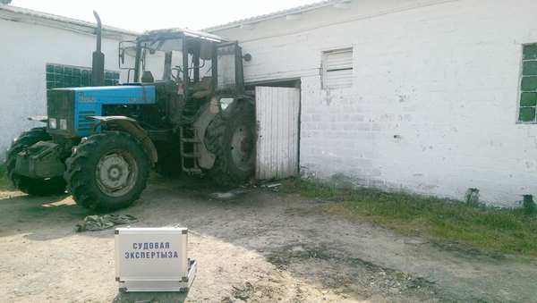 В Глусском районе во время ремонта трактора погиб мужчина