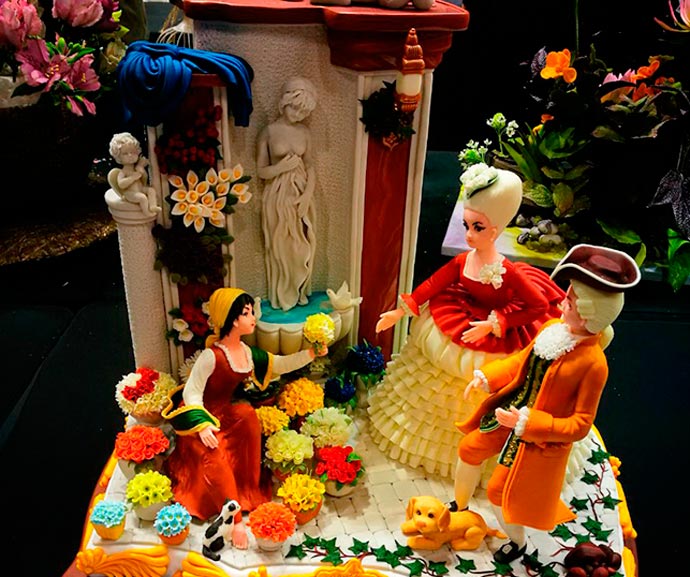 Мастер-кондитер «Домочая» завоевала золото на конкурсе кондитерских декораций в Варшаве