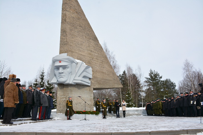 Церемония перезахоронения неизвестного солдата прошла в Могилевском районе. Фото