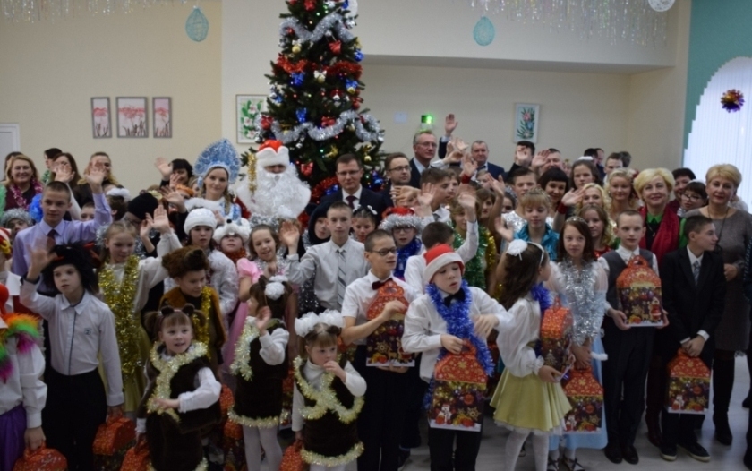 В рамках акции "Наши дети" Андрей Кунцевич посетил Белыничи