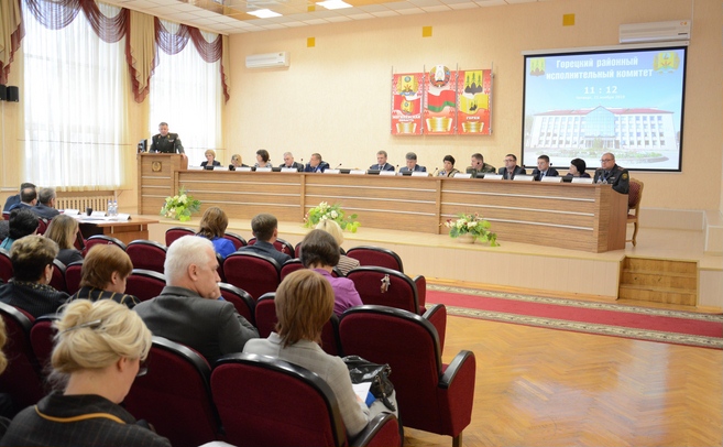 Горецкий район посетил первый заместитель министра по ЧС