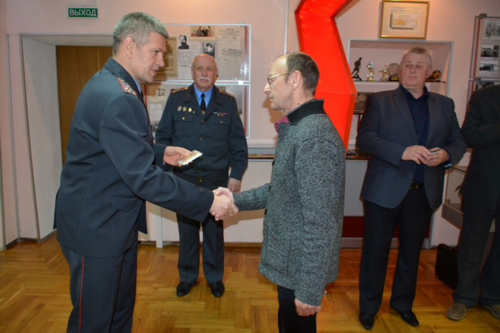 Встреча с ветеранами-чернобыльцами прошла в УВД облисполкома