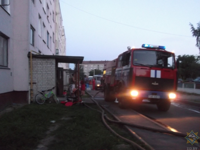 Пятерых человек спасли на пожаре в Чаусах