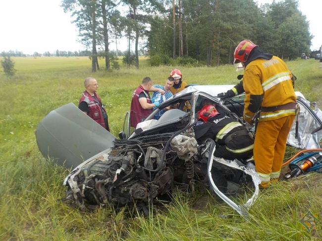 В ДТП в Бобруйском районе пострадал 22-летний водитель