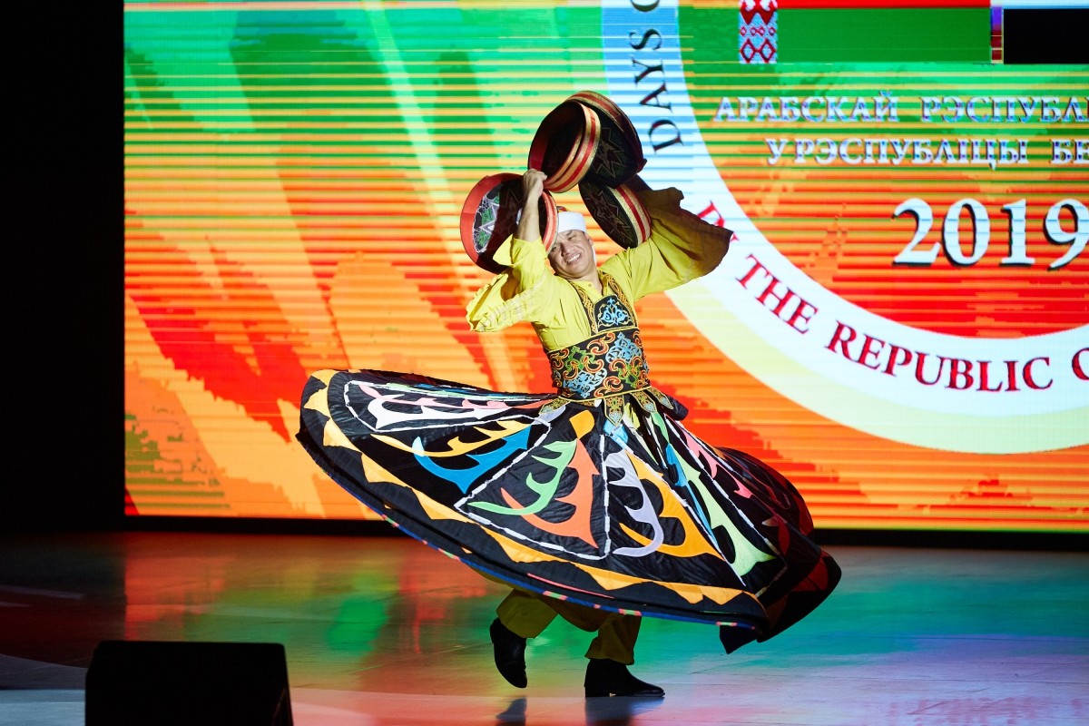 Фольклорный ансамбль Египта выступил в Бобруйске. Фото