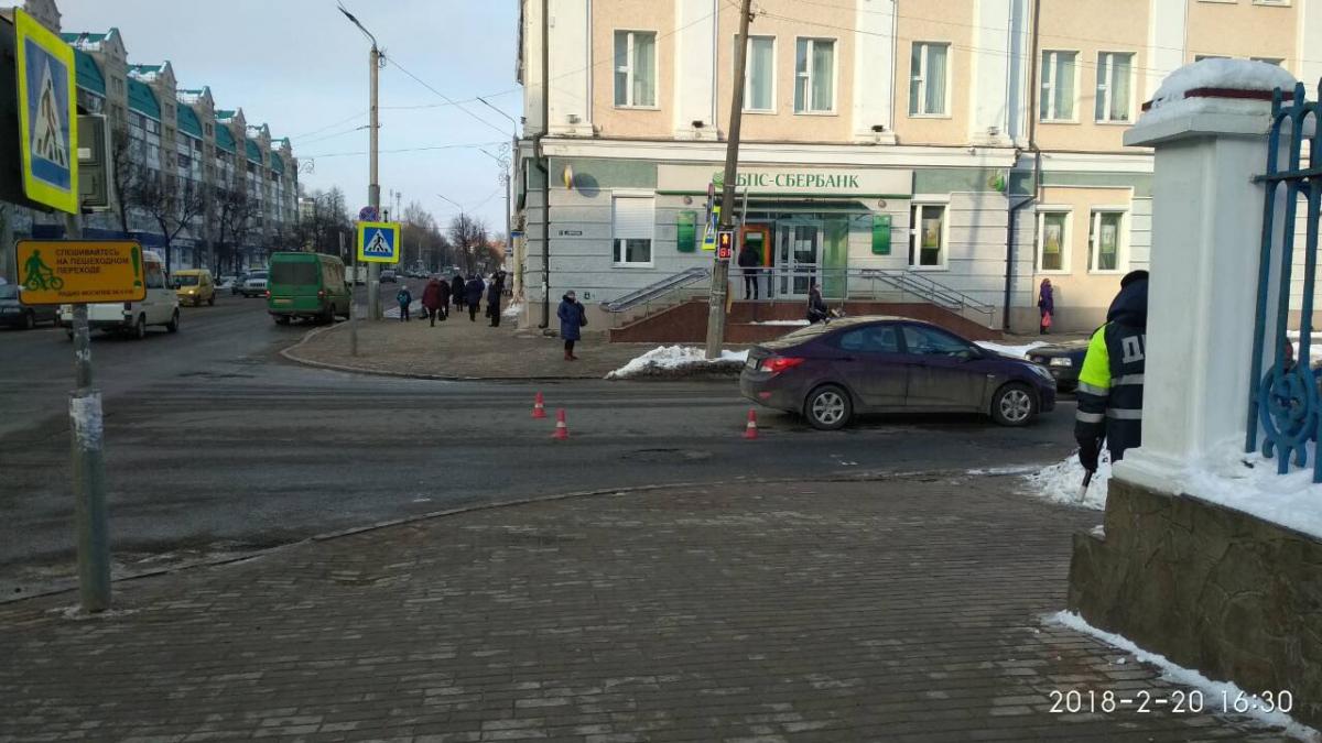 «Хундай»  в Могилеве совершил наезд на 12-летнюю школьницу, девочка в больнице