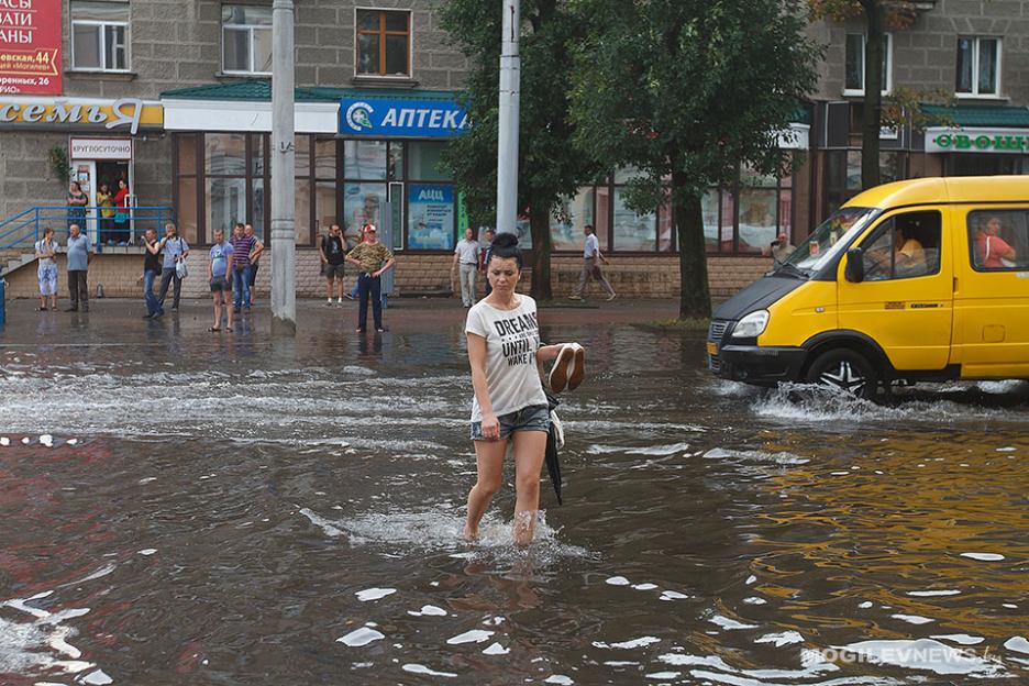 Почти половина месячной нормы осадков выпала 17 июля в Славгороде и Костюковичах