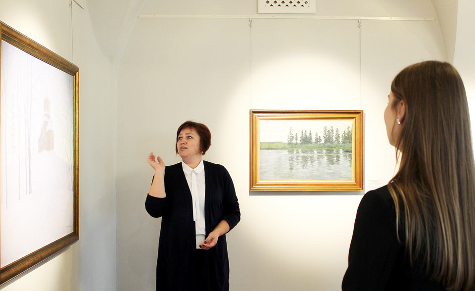 В могилевском музее Бялыницкого-Бирули выставлены картины из фондов Третьяковки. Фото