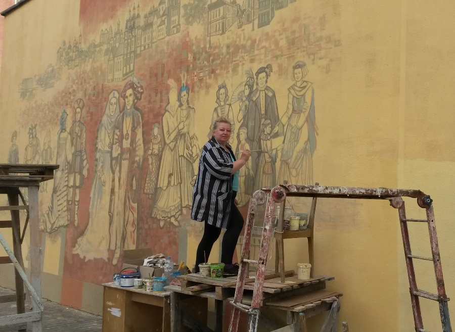 Открытие росписи на стене этнографического музея в Могилеве состоится 30 июня